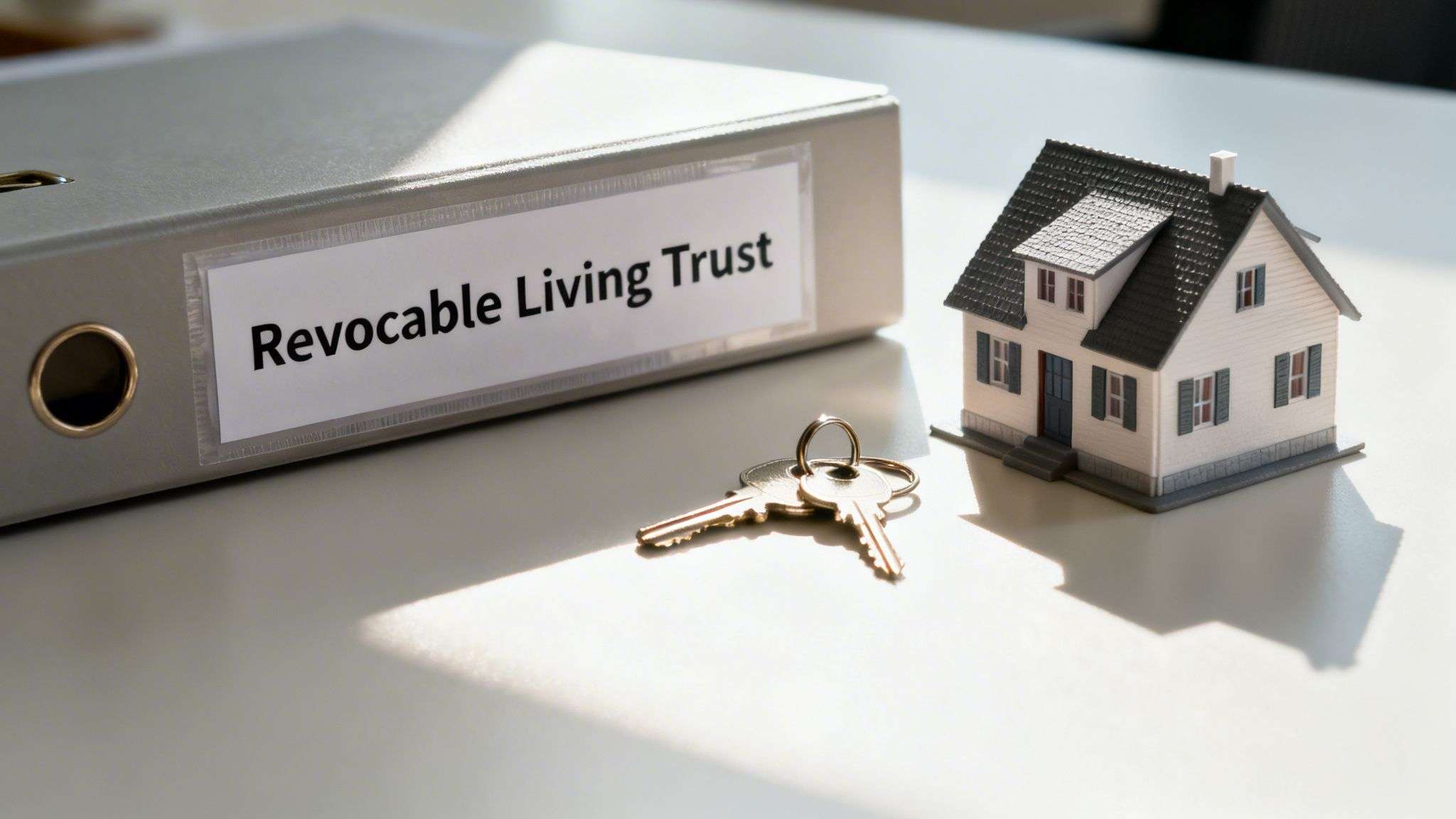 how long does probate take in california living trust How Long Does Probate Take in California? An Essential Guide Let's get straight to it. When clients ask me how long probate takes in California, I give them the honest answer: expect it to take between 9 and 18 months for a relatively simple estate. And honestly, it’s not uncommon for that timeline to stretch to 24 months or even longer. A binder labeled 'Revocable Living Trust' next to a miniature house and keys.